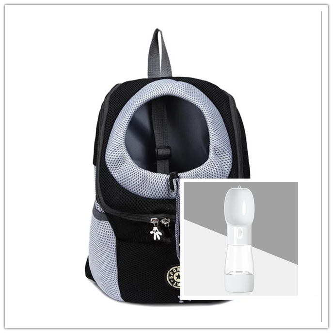 Pet Dog Carrier Carrier For Dogs Backpack Out Double Shoulder Portable Travel Outdoor Carrier Bag Mesh - Pets Crazy Shops