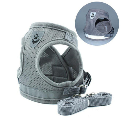 Reflective And Breathable Pet Harness - Pets Crazy Shops