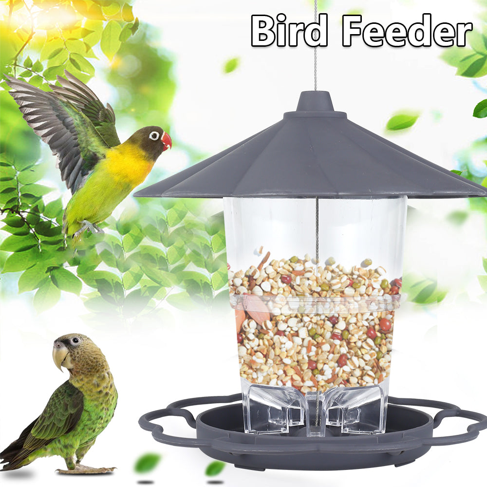 Opvouwbare Wilde Vogels Feeder Opknoping Birdcage Tuin Yard Outdoor Decoratie Met Afneembaar Dak Grote Capaciteit Bowls - Pets Crazy Shops
