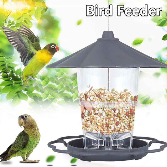 Opvouwbare Wilde Vogels Feeder Opknoping Birdcage Tuin Yard Outdoor Decoratie Met Afneembaar Dak Grote Capaciteit Bowls  -  - Pets Crazy Shops -
