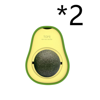 Avocado Cat Mint Multifunctional Catnip Toy 360 Rotating Self-healing Artifact Pet Supplies - Pets Crazy Shops