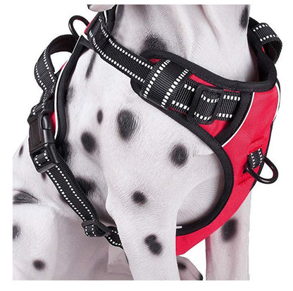 Medium And Large Dog Pet Chest Harness Breathable Reflective Vest-style Vest Dog Harness Big Dog Chest Harness Explosion-proof Customized - Pets Crazy Shops