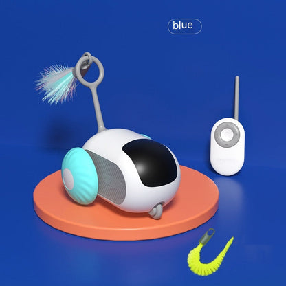 Remote Control Interactive Cat Car Toy USB Charging Chasing Automatic Self-moving Remote Smart Control Car Interactive Cat Toy Pet Products - Pets Crazy Shops