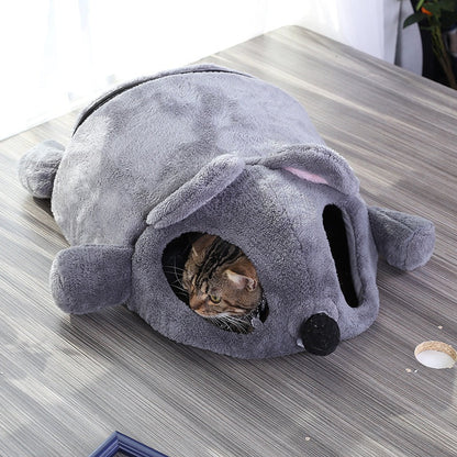 Windproof Warm Cartoon Cats Dogs kennels - Pets Crazy Shops