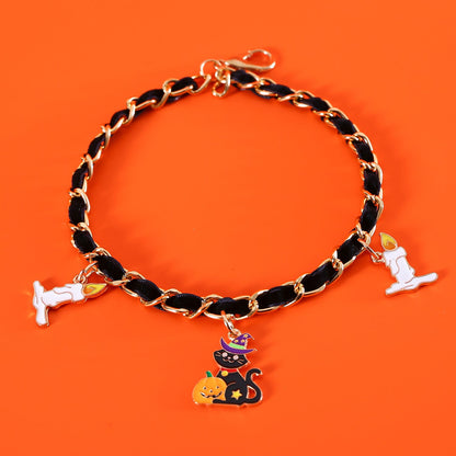 Pet Halloween Collar Velvet Dripping Bat Accessories - Pets Crazy Shops