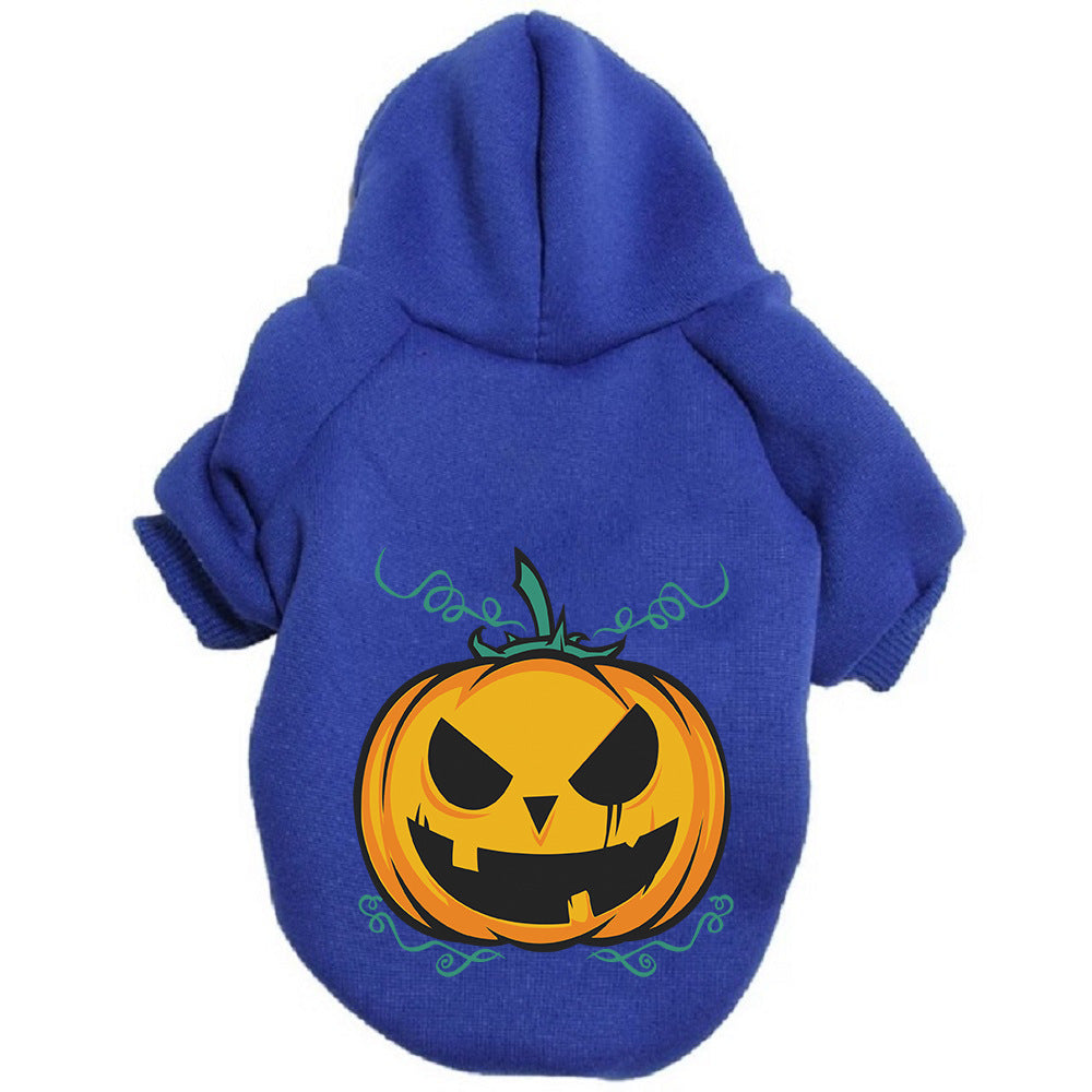 Halloween Pumpkin Dog Pattern Sweater Clothes - Pets Crazy Shops