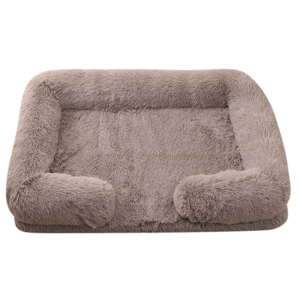 Plush Round Pet Bed Dog Bed Winter - Pets Crazy Shops