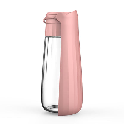 Pet Water Cup Outdoor Portable Folding Dog Water Bottle 550ml Large Capacity Medium To Large Dog Drinking Bottle - Pets Crazy Shops