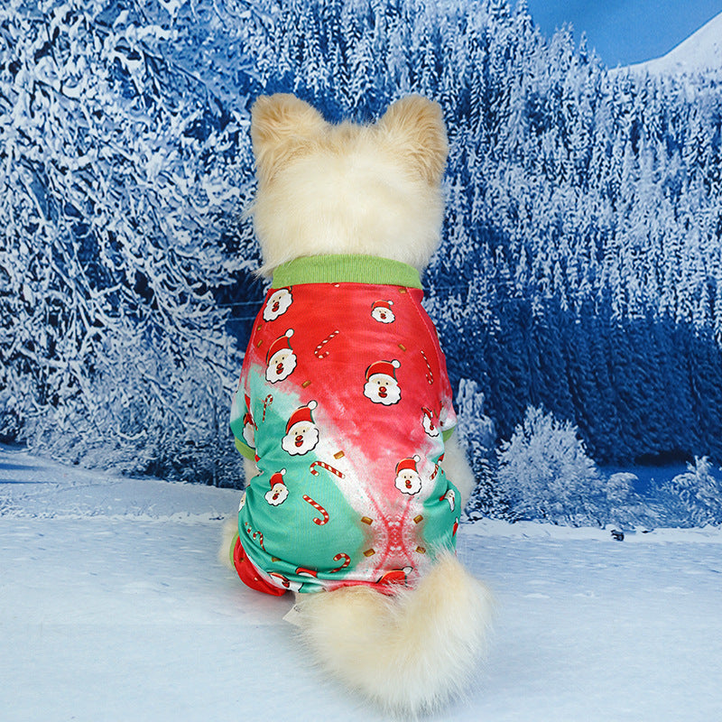 Pet Christmas Clothes Home Red Green - Pets Crazy Shops