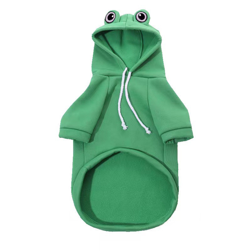 Frog Dog Small Medium Sweater Fleece Clothes Pet Products - Pets Crazy Shops