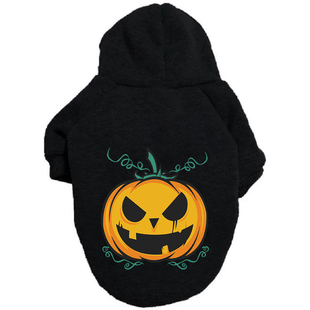 Halloween Pumpkin Dog Pattern Sweater Clothes - Pets Crazy Shops