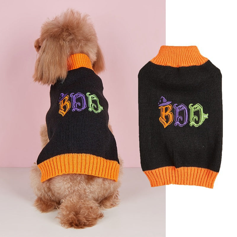 Thanksgiving Pet Clothes Lapel Retro Plaid Contrast Color - Pets Crazy Shops