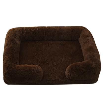 Plush Round Pet Bed Dog Bed Winter - Pets Crazy Shops
