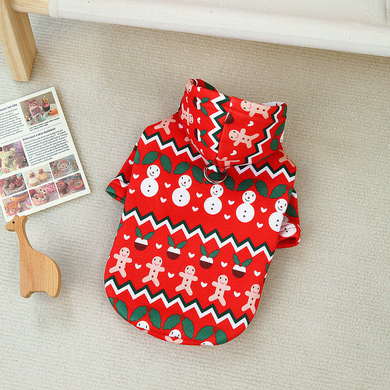 Dog Clothes Christmas Sweatshirt Clothes - Pets Crazy Shops