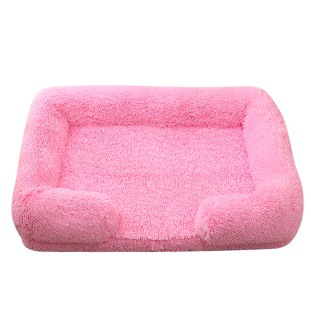 Plush Round Pet Bed Dog Bed Winter - Pets Crazy Shops