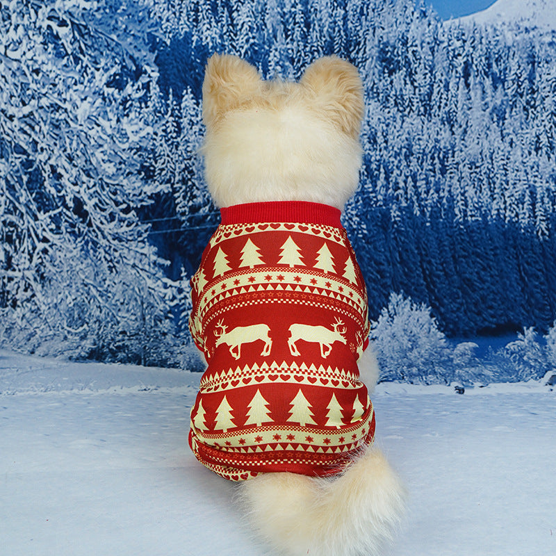 Pet Christmas Clothes Home Red Green - Pets Crazy Shops