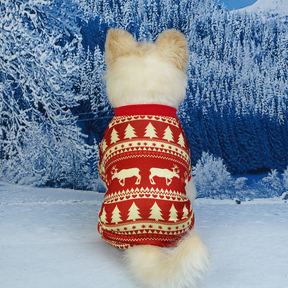 Pet Christmas Clothes Home Red Green - Pets Crazy Shops