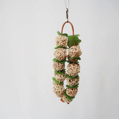 Parrot Bird Simple Wooden Chew Toy - Pets Crazy Shops