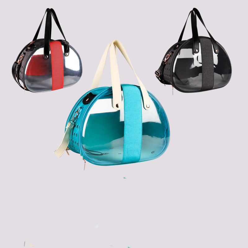 Double Fish Transparent Dog Bag Puppy Cat Cane Backpack Accessory Things Accessoires Bag Products Small Cage Pet Animal Seat Bed Double Fish Transparent Dog Bag Puppy Cat Cane Backpack Access - Pets Crazy Shops