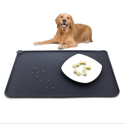 Waterproof Pet Mat For Dogs And Cats Pure Color Silicone Pet Food Mat - Pets Crazy Shops