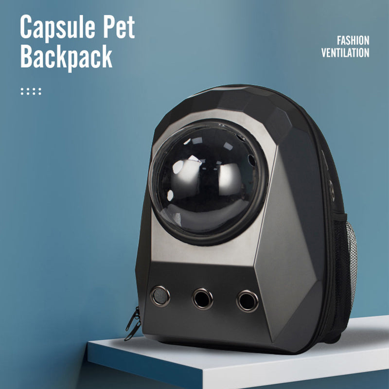 Cat Carrier Bags Breathable Pet Carriers Dog Cat Backpack Travel Space Capsule Cage Pet Transport Bag Carrying Portable Outdoor - Pets Crazy Shops