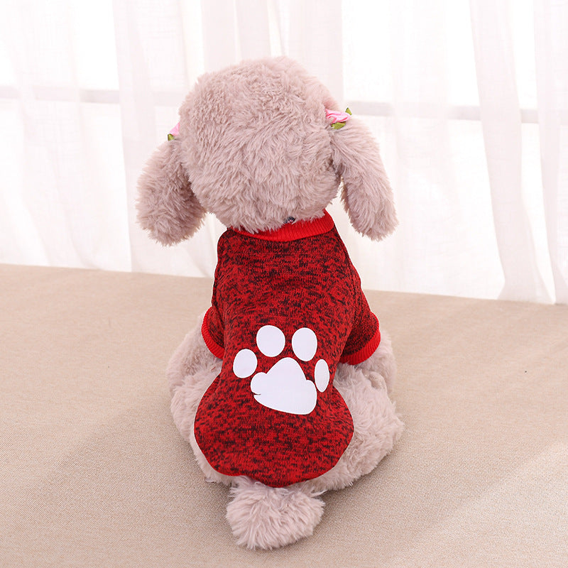 Clothing Pet Clothing Two-legged Sweater Teddy - Pets Crazy Shops