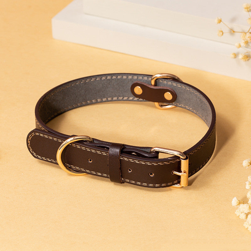 PU Leather Collar Dog Collar - Pets Crazy Shops