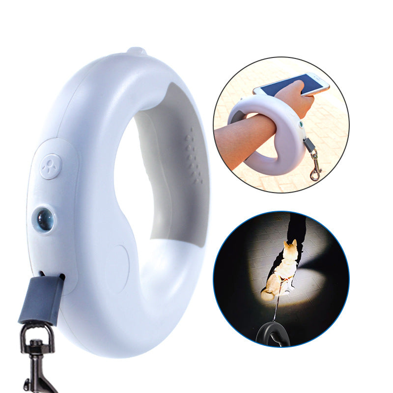 New LED Automatic Telescopic Traction Rope For Pets - Pets Crazy Shops
