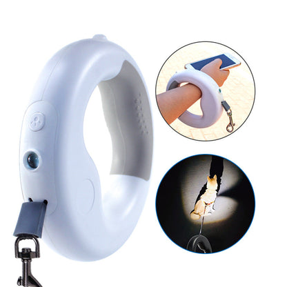 New LED Automatic Telescopic Traction Rope For Pets - Pets Crazy Shops