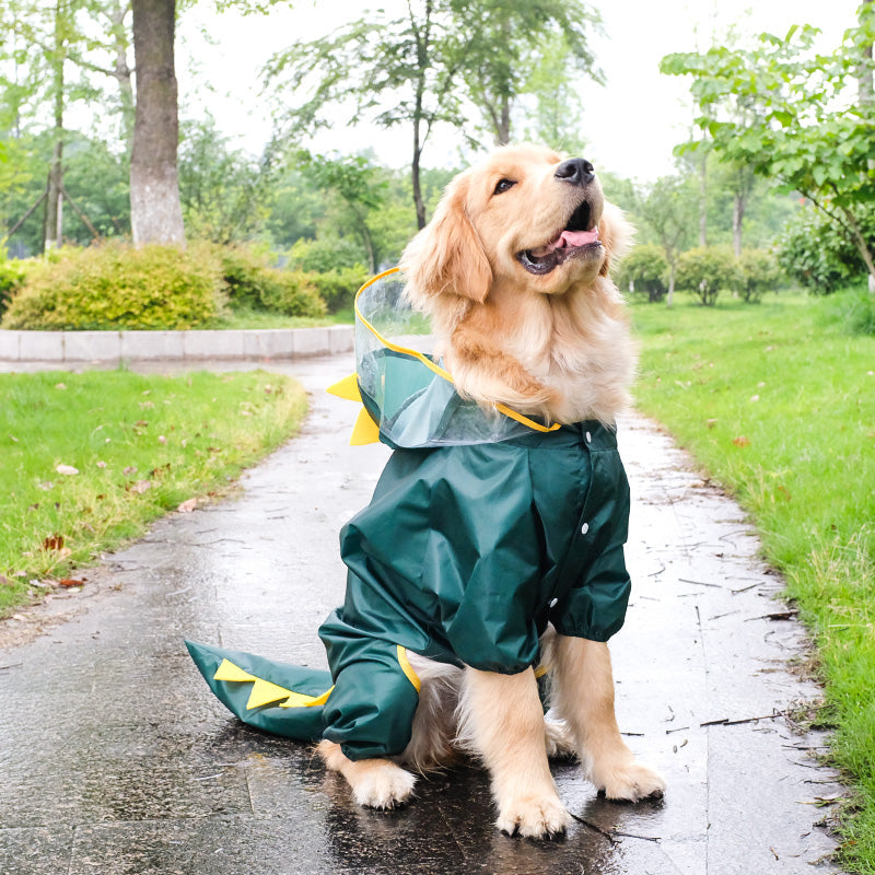 Raincoat All-inclusive Four-legged Pet Transformation Suit - Pets Crazy Shops