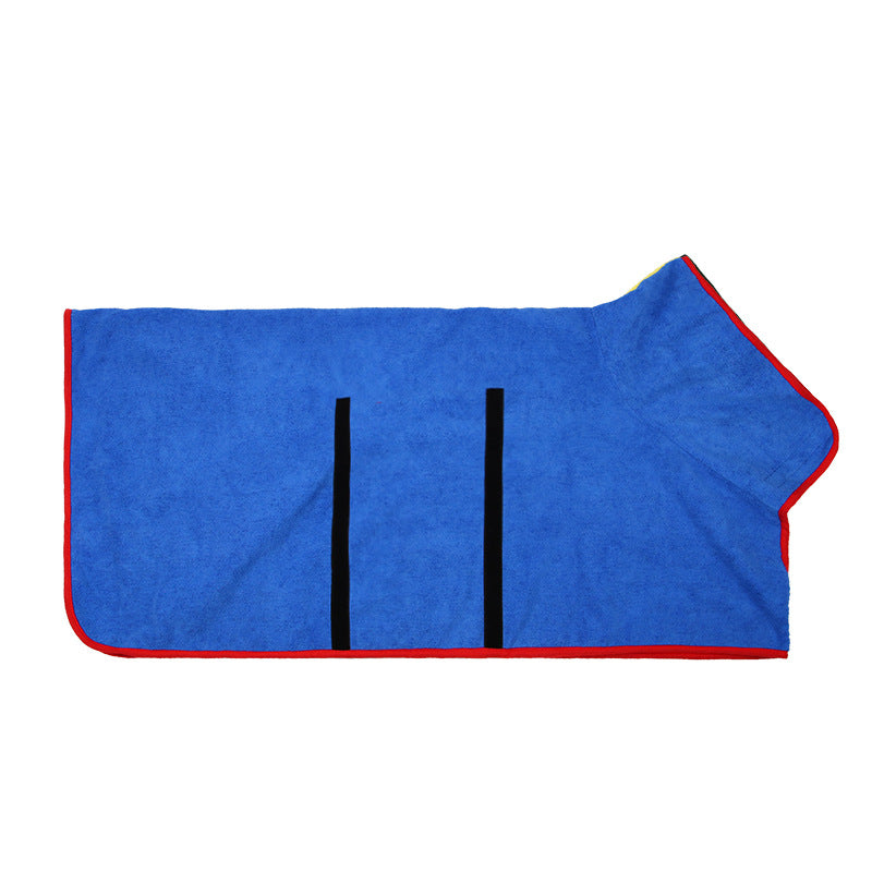 Absorbent Pet Bathrobe With Waist-wrapped Microfiber - Pets Crazy Shops