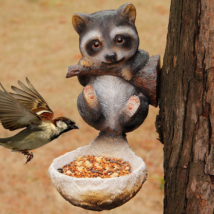 Cute Squirrel Bird Feeder For Garden Decoration - Pets Crazy Shops