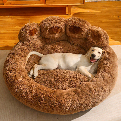 Kennel Warm Medium Large Dog Corgi Golden Retriever Bed Fleece-lined Sofa Mattress - Pets Crazy Shops