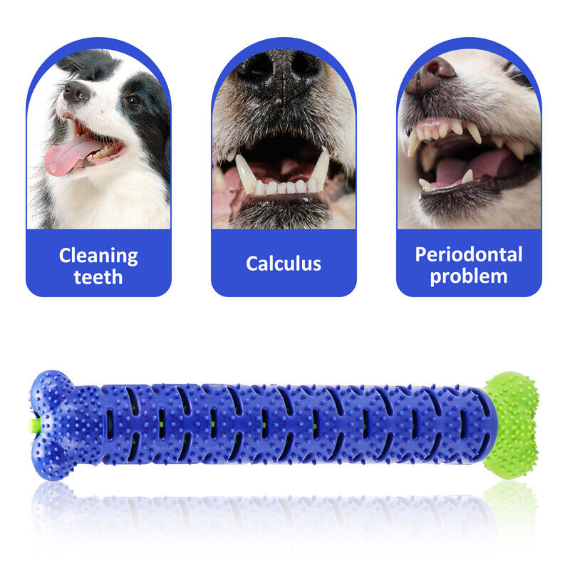 Dog Toys Toothbrush TPR Chew Bite Teeth Cleaning Pet Molar Brushing Stick Dogs Toothbrush Chewing Bite Toy Durable Chewing - Pets Crazy Shops
