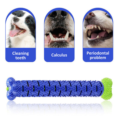 Dog Toys Toothbrush TPR Chew Bite Teeth Cleaning Pet Molar Brushing Stick Dogs Toothbrush Chewing Bite Toy Durable Chewing - Pets Crazy Shops