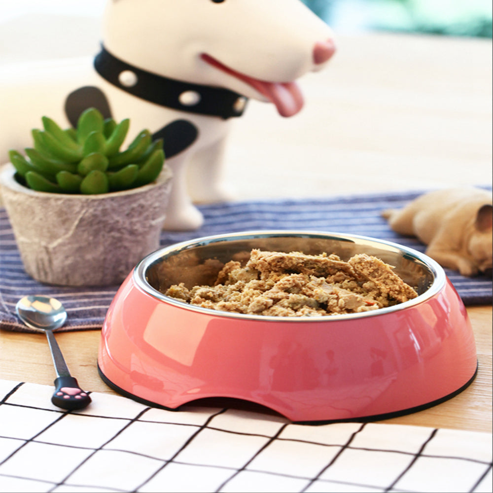 Dog Supplies Bowls Large Stainless Steel Food Bowls Pet Cat Bowls - Pets Crazy Shops