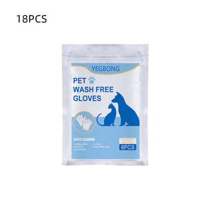 No-bath And Cat-free Non-woven Gloves - Pets Crazy Shops