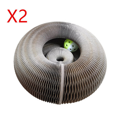 Magic Organ Cat Scratchers 2 In 1 Funny Shaped Cat Scratching Board Foldable Convenient Recyclable Durable Cat Scratcher - Pets Crazy Shops