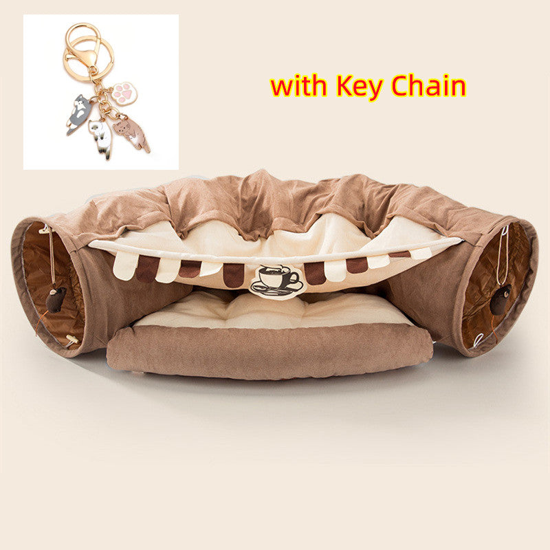 Collapsible Cat Tunnel Durable Washable Collapsible - Pets Crazy Shops