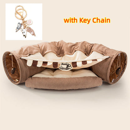 Collapsible Cat Tunnel Durable Washable Collapsible - Pets Crazy Shops
