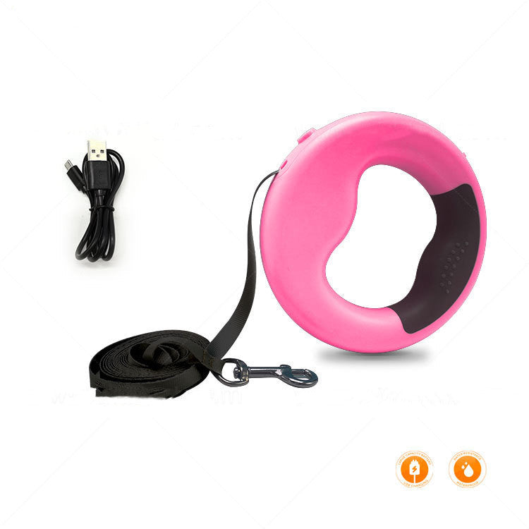 New LED Automatic Telescopic Traction Rope For Pets - Pets Crazy Shops