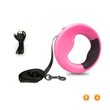 New LED Automatic Telescopic Traction Rope For Pets - Pets Crazy Shops