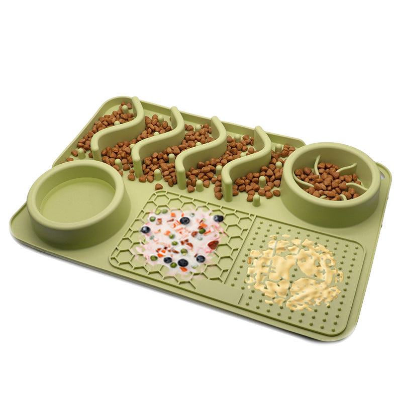 Dog Silicone Licking Pad Pet Licking Mat Silicone Smelling Mat Multifunctional Food Bowl Pets Supplies - Pets Crazy Shops