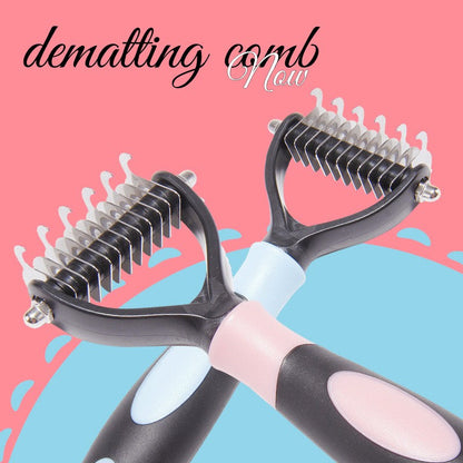 Pets Dematting Comb Pet Dog Cleaning Hair Removal Comb - Pets Crazy Shops
