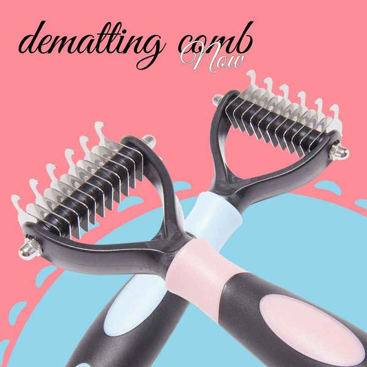 Pets Dematting Comb Pet Dog Cleaning Hair Removal Comb  -  - Pets Crazy Shops -