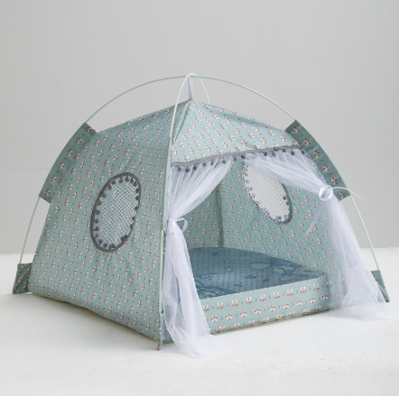 Cat Tent Cat Cat House Enclosed Pet Bed - Pets Crazy Shops
