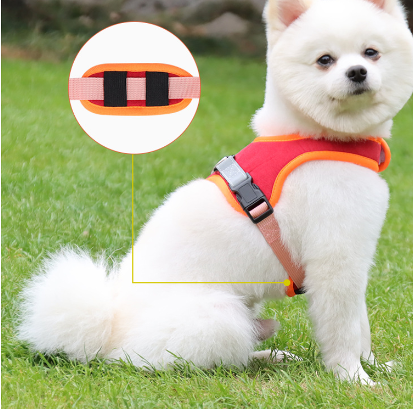 Suede Dog Harness Pet Supplies Leash - Pets Crazy Shops