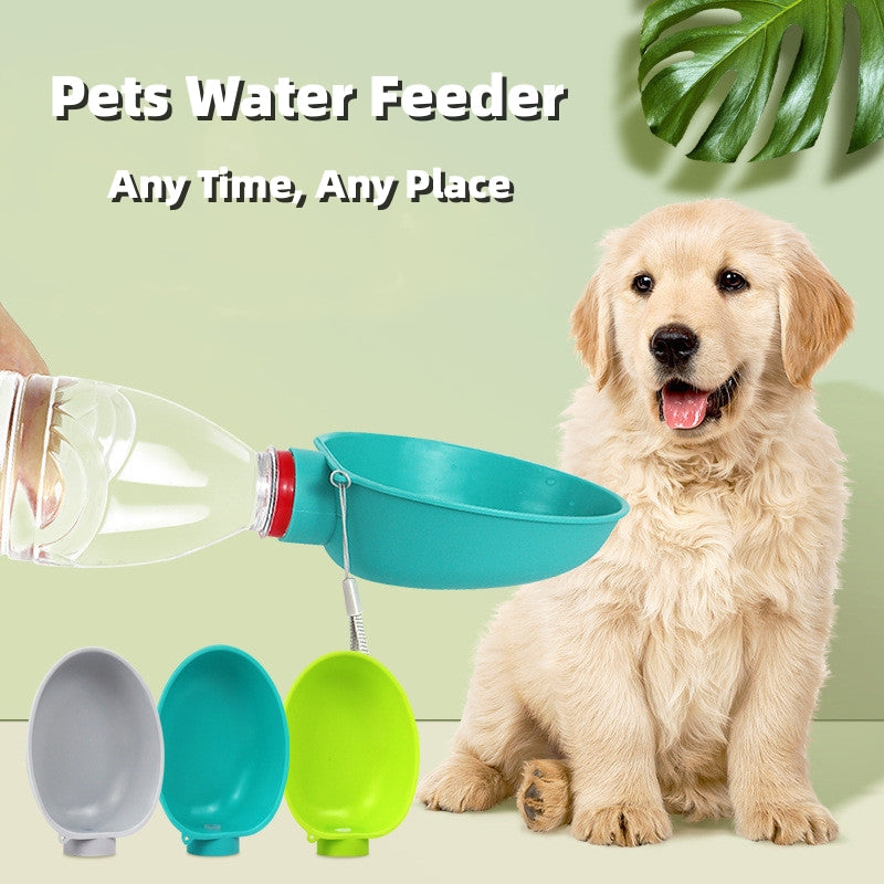 Portable Dog Drinking Bowl Outdoor Water Feeding Pet Outside Water Cup Dog Kettle For Small Breeds Dogs Pets Products - Pets Crazy Shops