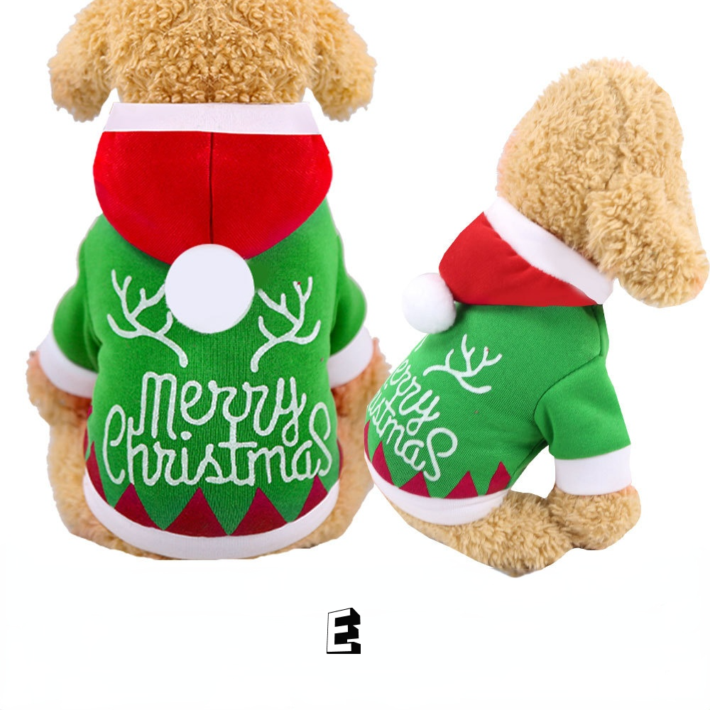 Christmas Pet Supplies Clothes Cat Cotton Clothes - Pets Crazy Shops