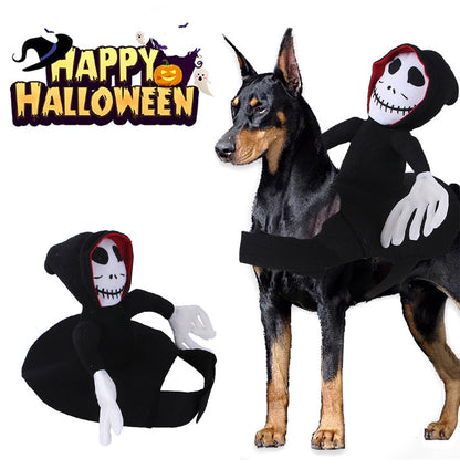 NEW Funny Pet Halloween Costume Halloween Pet Decoration Dress Up Pet Cosplay Costume Halloween Pet Clothes Spider Pumpkin Vest - Pets Crazy Shops